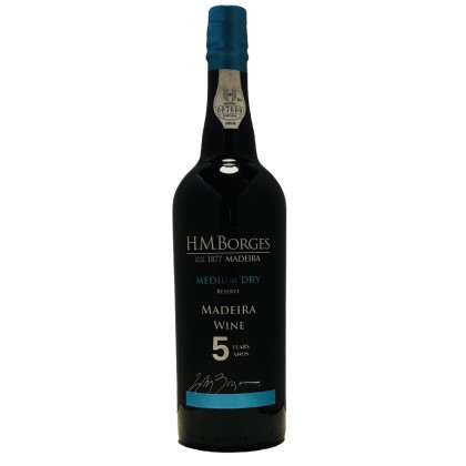 Vinho Madeira MEIO SECO 5 ANOS- RESERVA H.M Borges
