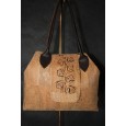 Square suitcase c / drawing Madeira embroidery 25x22x12cm