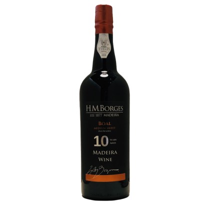 Vinho Madeira MEIO DOCE 10 ANOS- RESERVA H.M Borges