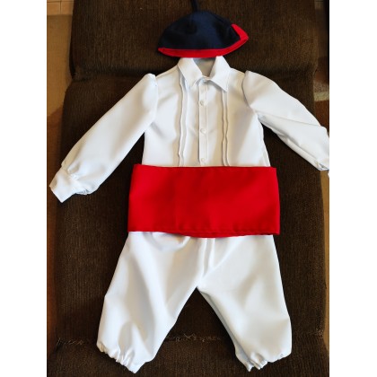 Fato de Vilão para criança com Carapuça