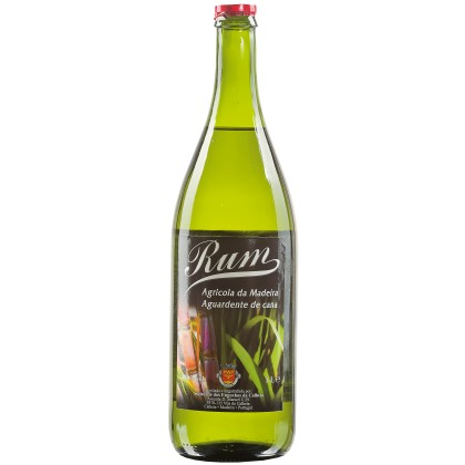 Madeira Agricultural Rum 40% 1L Glass Bottle
