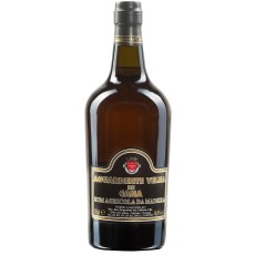 Botella de vidrio de brandy viejo