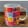 Taza de madera cuadrada