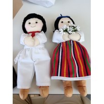 Pareja de villanos 25cm