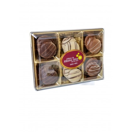 Galletas de miel y chocolate