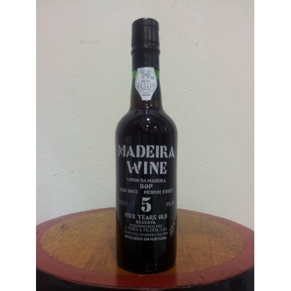Vinho Madeira 5 AnosM/Doce 0,75L 18% vol.