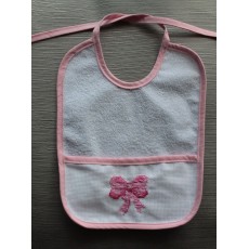 Babete Rosa com Laço