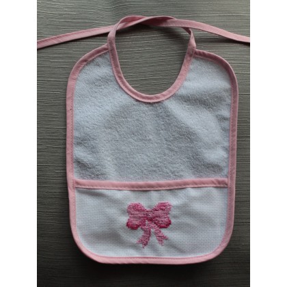 Babete Rosa com Laço
