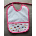 Bib Rosa mit Herzen