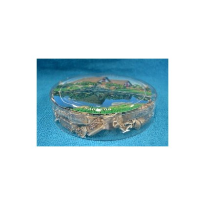 Traditionelle Erdbeere Süßigkeit 275 g Round Box