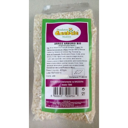 Riz Arborio (surtout pour les sushis) biologique 400 GRS