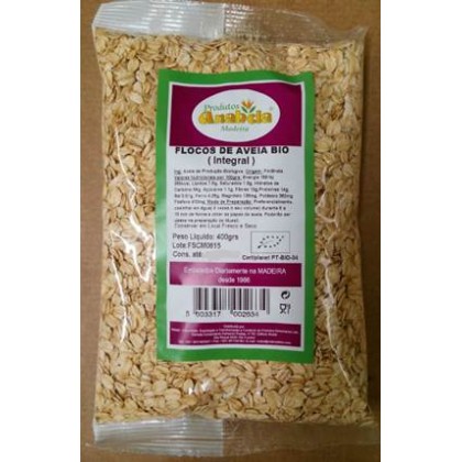 Flocos de Aveia Integral Biológicos 400 GRS