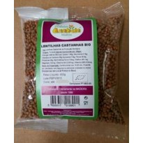 Lentilhas Castanhas Biológicas 400 GRS